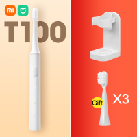 XiAOMI T100 Sonic Electric Toothbrush Mijia Soft Smart Tooth Brush USB Rechargeable Waterproof Personal Care With Heads Holder