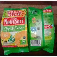 Nutrisari Jeruk Peras 500gr, Nutrisari Lemon Tea 500gr, Nutrisari Jeruk Manis 500gr Nutrisari Jeruk