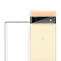【T.G】Google Pixel 6 Pro 3D曲面滿版框膠鋼化膜+手機鏡頭保護貼