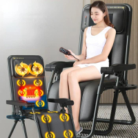 Multi-Functional Massage Recliner-Folding Chair with Music for Elderly Relaxation Office Leisure Ergonomic Massage Lounger