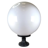 【彩渝】500MM PMMA 門柱燈(圓球 戶外球形柱頭燈 球型燈罩 庭園燈 可搭配LED)