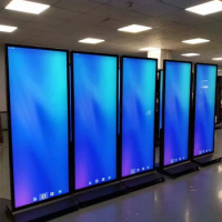 43 47 55 65 75 81 Inch LCD Wide screens Advertising screen stretch bar LCD display for supermarket advertising kiosks tv digital