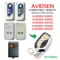 AVIDSEN remote control AVIDSEN 100951 100955 100550 100400 104505 Garage gate door remote control AVIDSEN remote 433.92MHz