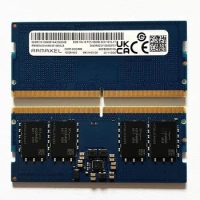 RAMAXEL DDR5 8GB 5600MHz Laptop Memory 8GB 1RX16 PC5-5600B-SC0-1010-XT DDR5 SODIMM