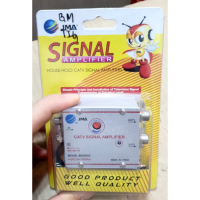 SPLITTER ANTENA TV 2 CABANG / ANTENA PARAREL CATV SIGNAL AMPLIFIER