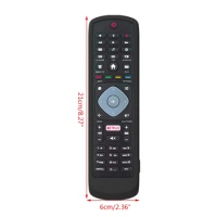 Dustproof Soft Silicone Case Remote Control Protective Cover for-Philips SMART TV NETFLIX TV Remote Control
