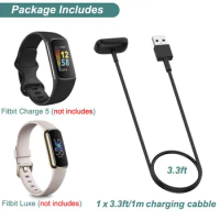 Magic Power Charger for Fitbit Luxe &amp; Fitbit Charge 5, Replacement Charging Cable Cord for Fitbit Charge 5 and Fitbit Luxe