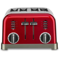 4 Slice Toaster Oven Brushed Stainless Toaster for Bread Toast Machine Cooking Appliances Kitchen Home