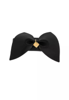 Salvatore Ferragamo Bow Hairclip Black/Gold 786477