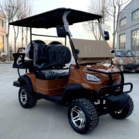 2024 Hot Selling Luxury 4 Seater Electric Golf Cart for Golf Course Club with CE 72V Lithium Battery Keyless Start