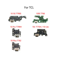 USB Charge Dock Socket Connector Flex Cable For TCL 10 Pro Plus T799H 5G T790S 10SE T766H Lite T770H T782 Charging Board Module