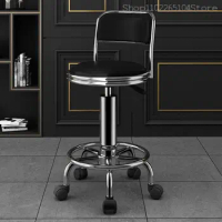 Bar Chair Bar Chair Rotating Bar Stool Household Lift Round Stool High Stool Back Swivel Chair Beauty Stool