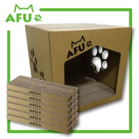 【AFU】貓皇宮套餐組合-貓皇宮+替換抓板6片