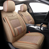 Front+Rear Car Seat Cover for HONDA Civic Sport Touring Fit Jade Odyssey Pilot Vezel Stream CRV