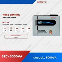 Digital Stabilizer 5000 VA Samoto Stavolt Listrik Single Phase 5000VA AVR Triac Control Tipe 5KVA ST