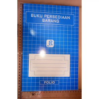 Buku Persediaan Barang Stok Stock Masuk Keluar ukuran F4 Folio