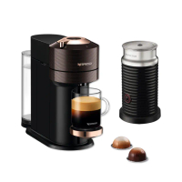 【Nespresso】桃金日贈好禮！臻選厚萃Vertuo Next輕奢款膠囊咖啡機奶泡機組合(瑞士頂級咖啡品牌/義式/入厝)