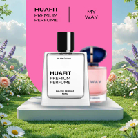 Huafit น้ำหอมผู้หญิง My Wayน้ำหอมกลิ่นดอกไม้สดชื่นผสมวานิลลา กลิ่นหอมหวาน ละมุน น้ำหอมติดทน น้ำหอมขน
