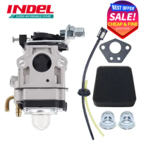 INDEL Carburetor For Mitsubishi TU43 Brush Cutter CHainsaw Parts Lawn Mower Accessories grass Trimmer Parts Garden Tools