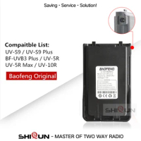 UV-S9 UV-5R Pro Battery BF-UVB3 Plus Battery Compatible with Baofeng UV-S9 Plus UVS9 UV-5R Max UV-10R Walkie Talkie Ham Radio