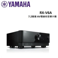 (贈10%遠傳幣+領卷再折扣)(限量一台)YAMAHA山葉 7.2聲道 AV環繞收音擴大機 RX-V6A 公司貨
