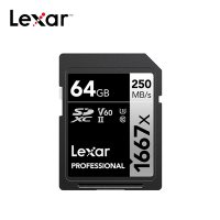 Lexar 雷克沙 Professional 1667x SDXC UHS-II  64G記憶卡 SILVER 系列