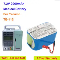 CS 2000mAh Medical Battery 6N-1200SCK for Terumo TE-112, TE112, TE 112