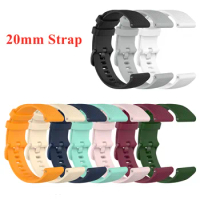 Silicone Wristband Strap for Garmin Venu/Venu 2 Plus/Forerunner245/645/55/158/Approach S40/Garmin Vivoactive 3 Correa Bracelet