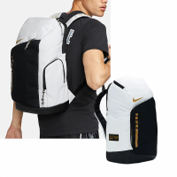 NIKE 耐吉 Hoops Elite 後背包 氣墊 大容量 運動 白 籃球袋(DX9786-100)