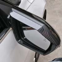 For Hyundai Elantra 2021 2022 2023 Car Rearview Side Mirror Cover Wing Cap Exterior Sticker Door Rear View Case Trim