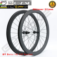 700c Carbon Wheels Disc Brake DT 180 Sapim CX Ray / Pillar 1420 28mm Gravel Cyclocross Center Lock UCI Road Bicycle Wheelset