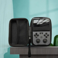 Handbag Anti Scratch Console Protect Case with Mesh Pocket Game Console Storage Case for XU10 ANBERNIC RG35XX Miyoo Mini Plus