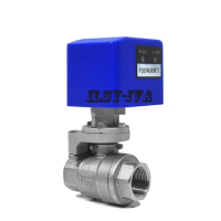 DN20 fixed-type Motorized Ball Valve,AC/DC 12/24V Stainless steel electric ball valve