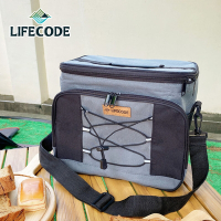 【LIFECODE】歐風保冰袋/保溫袋/保冷袋(15L)-鐵灰色