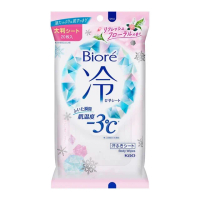 【Biore 蜜妮】涼感濕巾 - 花香20枚入