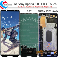 6.1'' For Sony Xperia 5 II LCD Display Touch Panel Screen Digitizer For Sony Xperia 5 II LCD SO-52A, XQ-AS52, XQ-AS62, XQ-AS72