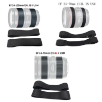 10sets LENS Genuine Zoom + Focus Grip Rubber Ring For Canon EF 24-105mm f/4L IS / IS II / 24-70mm f/2.8L II USM Repair Part