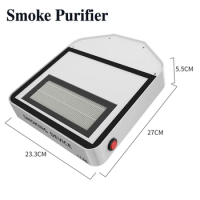 TBK-658 Smoke Absorber Solder Fume Extractor Welding Smoke Purifier Machine Nail Salon Dust Extractor for Laser Marking Machine