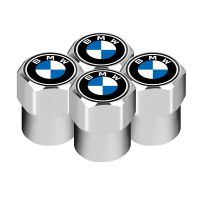 Penutup Injap Batang Roda Kereta, Reka Bentuk 3D, Bahan Logam, Set 4 / 8Pcs, Penutup Injap Tayar Ker