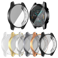 TPU Case for Huawei Watch GT 2e GT 2 46mm 42mm Cover Band Watch GT2 42 mm/GT Soft All-Around Screen Protector Cover Cases