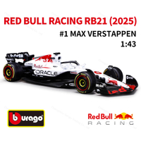 Bburago 1:43 2025 Red Bull RB21 Japan GP F1 Formula Car Static Die Cast Vehicles Collectible Model R