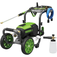 Greenworks 2700 PSI Pressure Washer (2.3 GPM Max) with Foam Cannon - Powerful