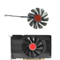 85MM Fan RX 460/550/560 GPU VGA Cooler Video Card Fan For Radeon XFX RX560 RX550 RX460 Graphics As Alternative Project