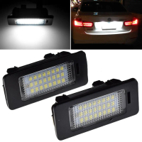 ไฟทะเบียนรถ, 6000k, สีขาว, ตัวเลข LED, ไม่มีข้อผิดพลาด, สำหรับ BMW E39 E60 E90 E91 E92 E61 E70 E71, 