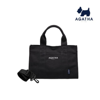 【AGATHA】迷你純色小方帆布包(實用迷你帆布包)