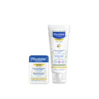 【Mustela 慕之恬廊】慕之幼 面部高效呵護組(高效面霜40ml+唇頰雙護膏9.2g)