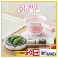 Sudip Air Lipat Berkualiti Tinggi, Sudu Boleh Dilipat, Peralatan Dapur dan Bilik Mandi, Sudip Mandi