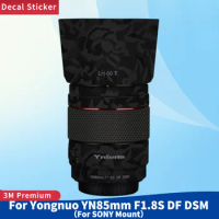 For Yongnuo YN85mm F1.8S DF DSM For SONY Mount Camera Lens Skin Anti-Scratch Protective Film Body Protector Sticker