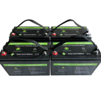 rechargeable deep cycle lifepo4 BMS 12v 24v 48v 100ah 200ah 300 ah power tool battery solar system lithium ion batteries