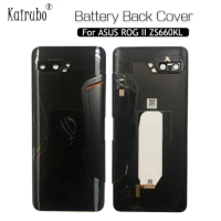 For Asus ROG Phone 2 ZS660KL Back Glass Panel Battery Cover For Asus ROG Phone Back Housing Rear Door Case